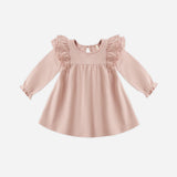 Quincy Mae LS Flutter Dress