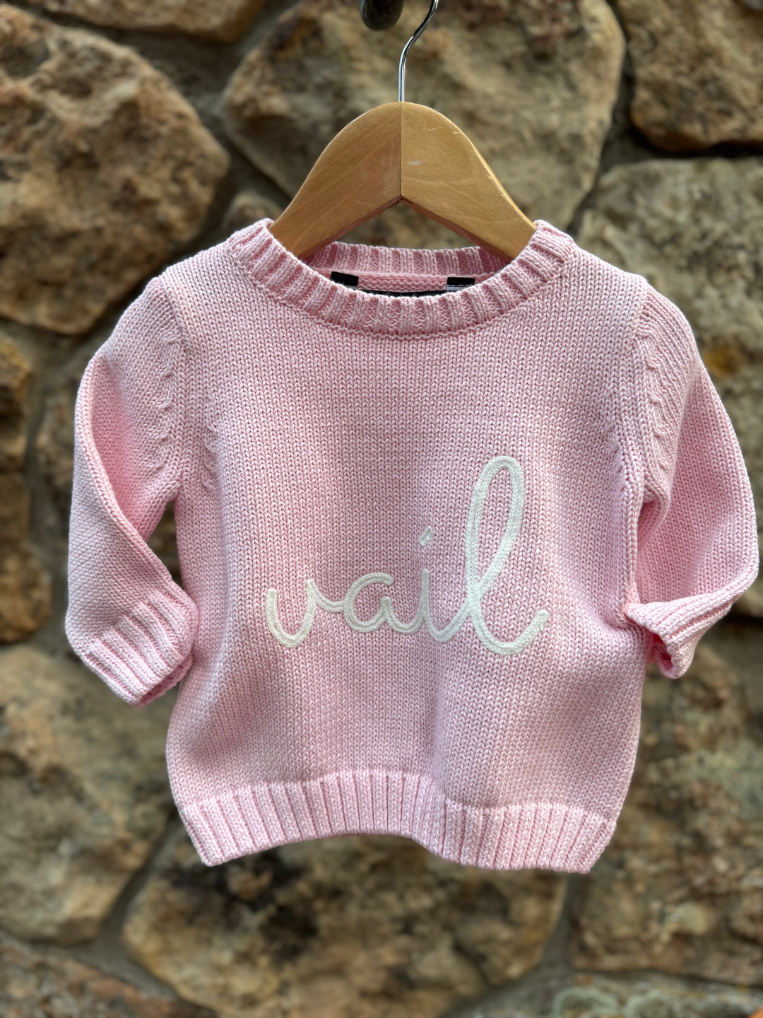 Vail Cotton Sweater - Script