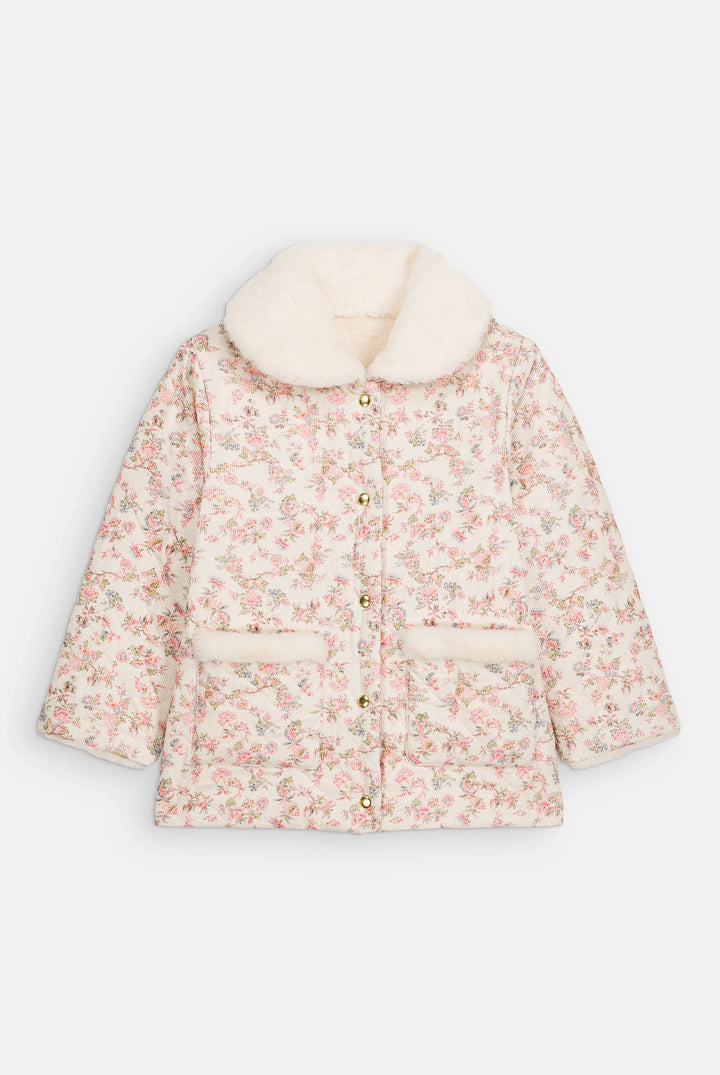 Louise Misha Dalila Reversible Printed Corduroy Coat