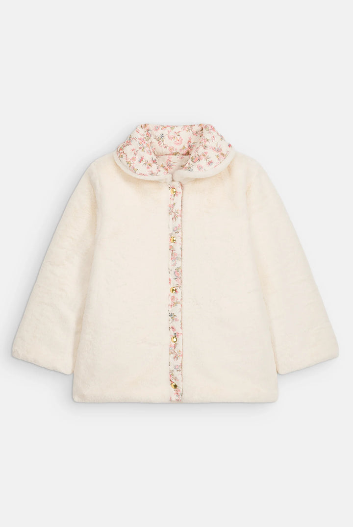 Louise Misha Dalila Reversible Printed Corduroy Coat