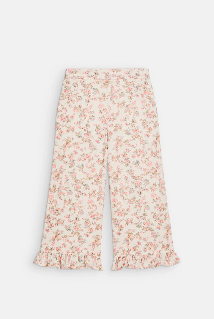 Louise Misha Florali Printed Corduroy Pants