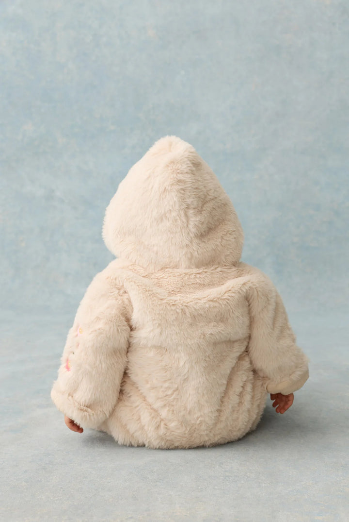 Louise Misha Pilot Faux Fur Jumpsuit