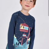 Boboli Red Gondola LS Tee