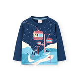 Boboli Red Gondola LS Tee