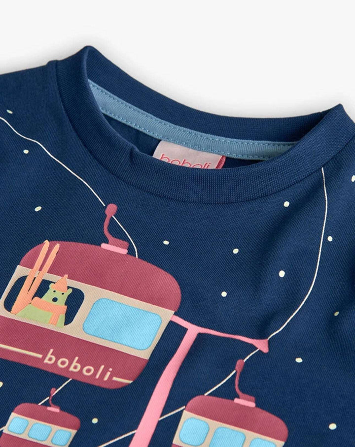 Boboli Red Gondola LS Tee Skipper & Scout 