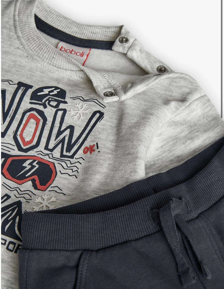 Boboli Snow & Fun Sweatshirt SET Skipper & Scout 
