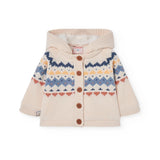 Boboli Fair Isle Knit Jacket