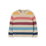 Boboli Rainbow Stripe Pullover