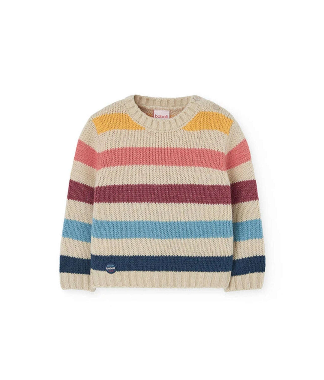 Boboli Rainbow Stripe Pullover Skipper & Scout 
