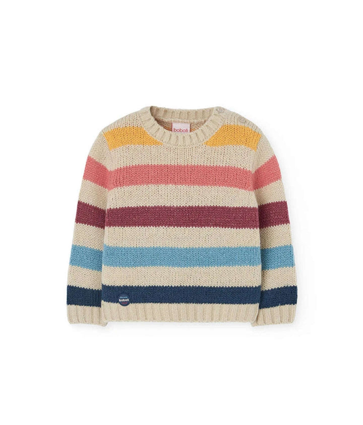 Boboli Rainbow Stripe Pullover Skipper & Scout 