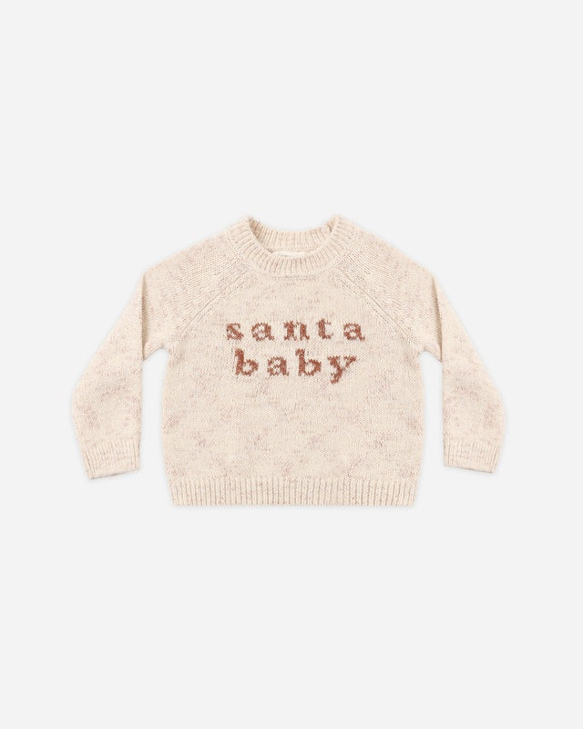 Quincy Mae Santa Baby Knit Sweater