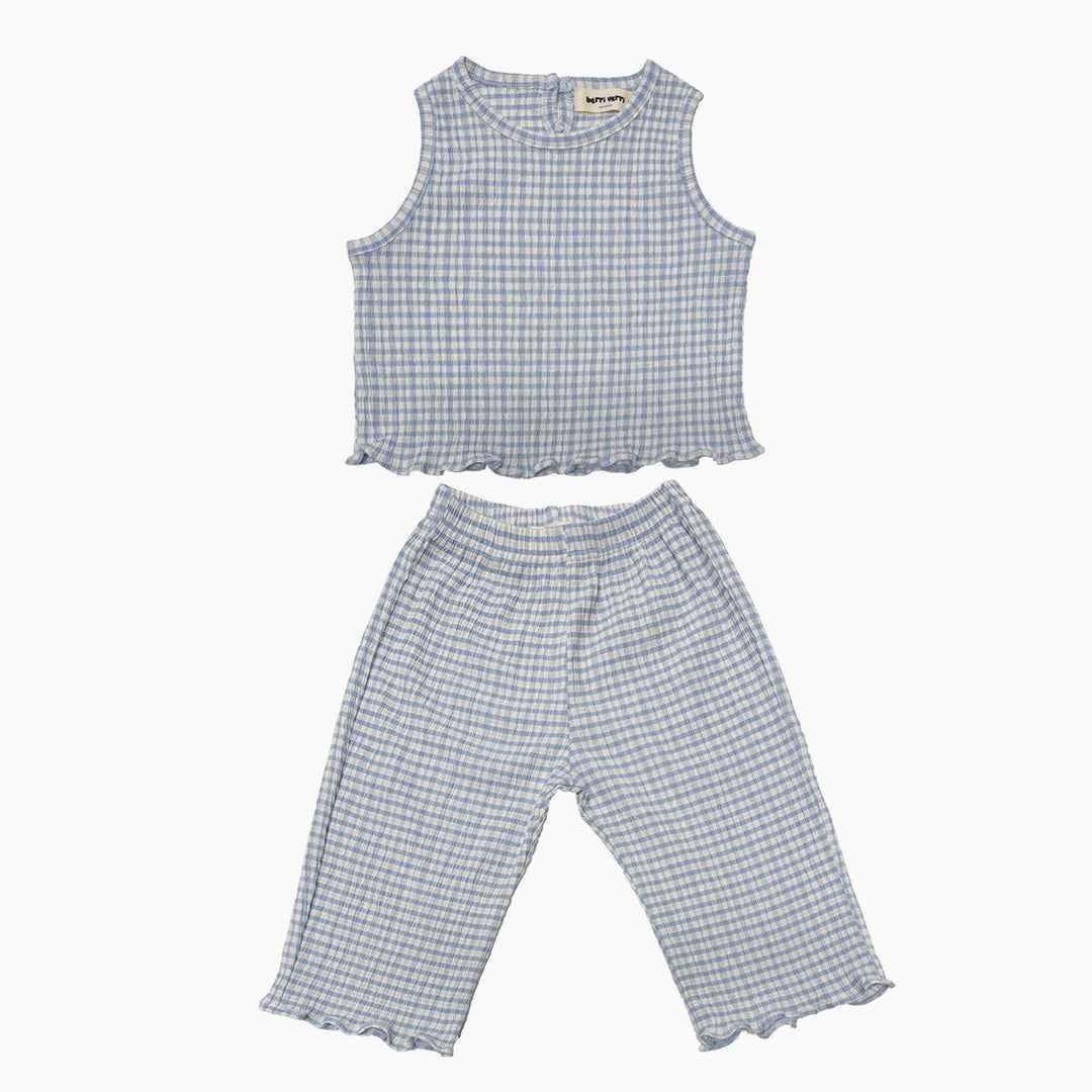 Petite Hailey Jlo Stripe Tank/Pull-on Pant SET
