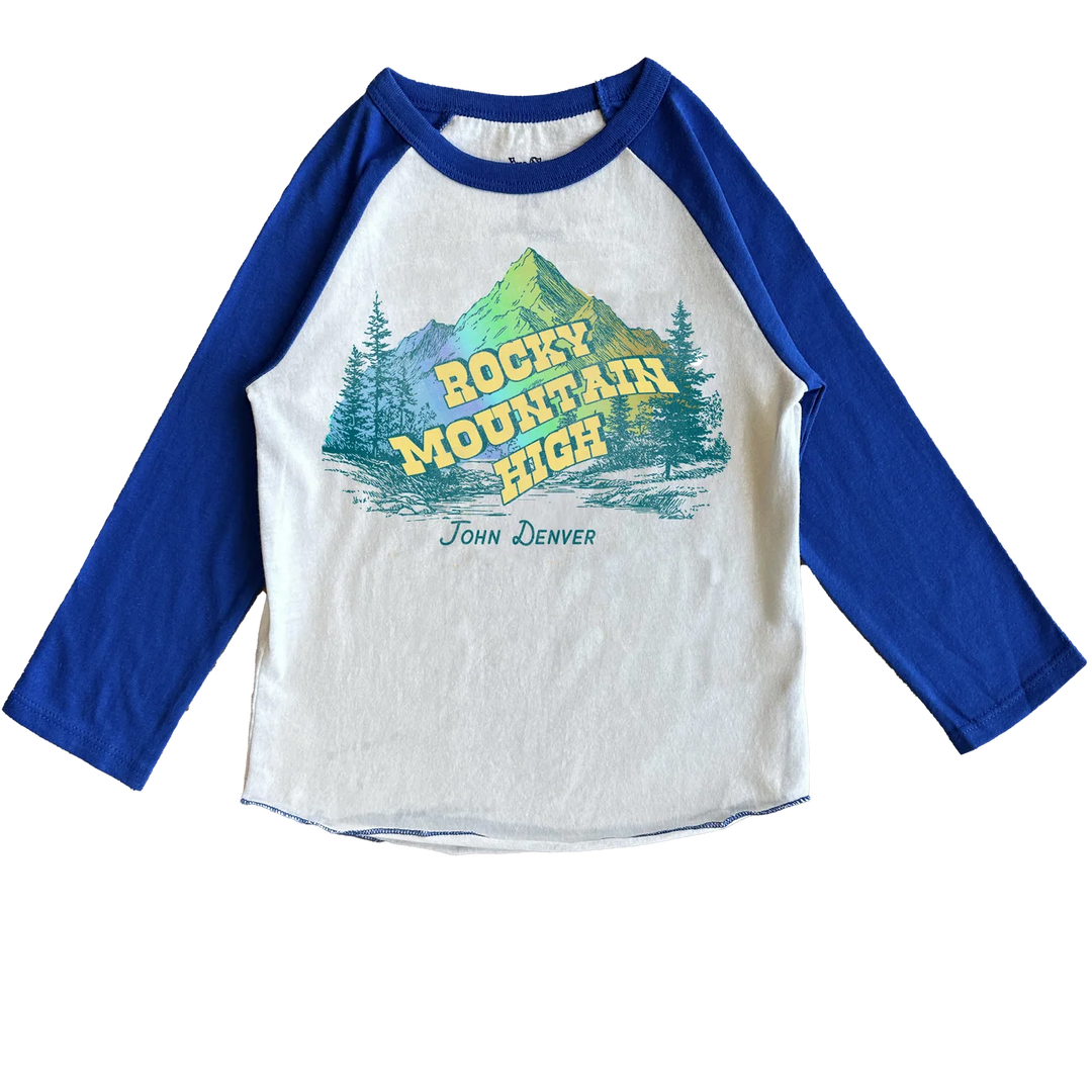 Rowdy Sprout John Denver Rocky Mtn High Raglan Tee