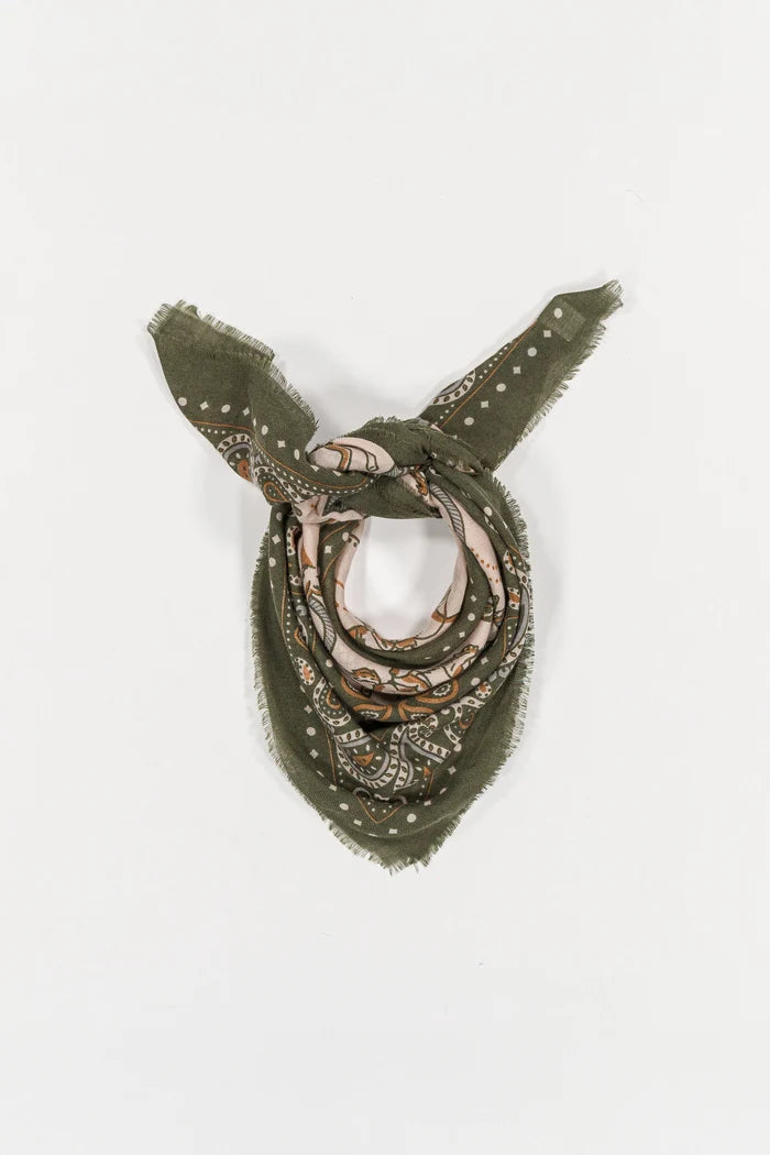 Maison Lecomte Flament Cashmere Scarf Bandana