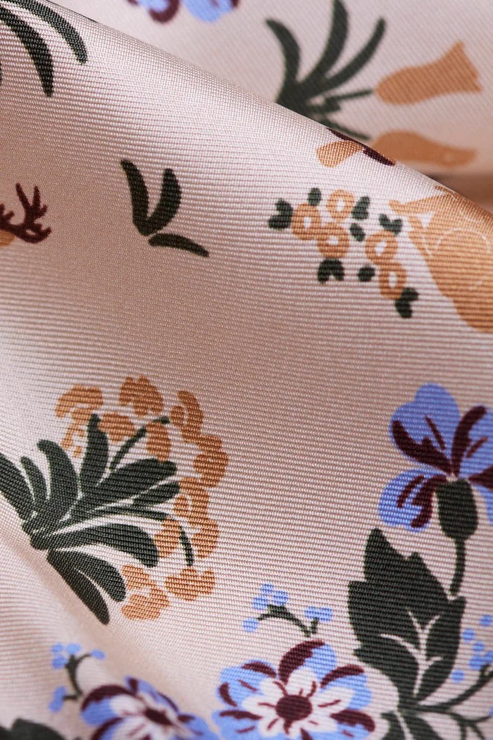 Maison Lecomte Flament Small Silk Bandana