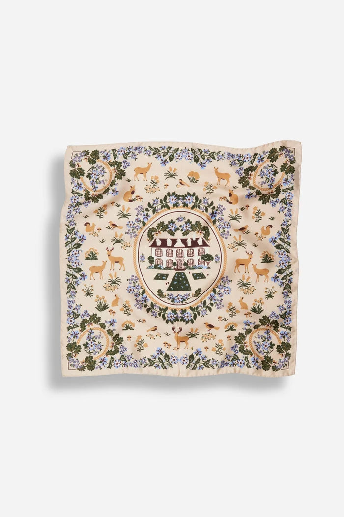 Maison Lecomte Flament Small Silk Bandana