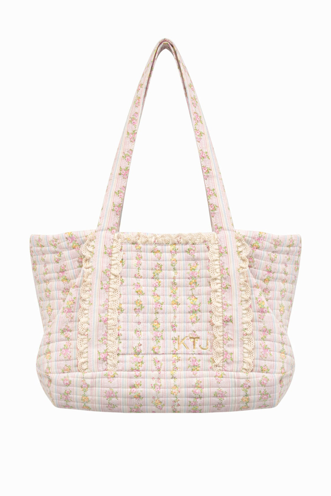 KatieJNYC Maren Floral Stripe Bag