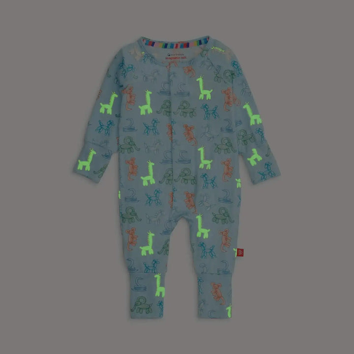 Magnetic Me Party Animals Glow in the Dark Coverall Skipper & Scout 