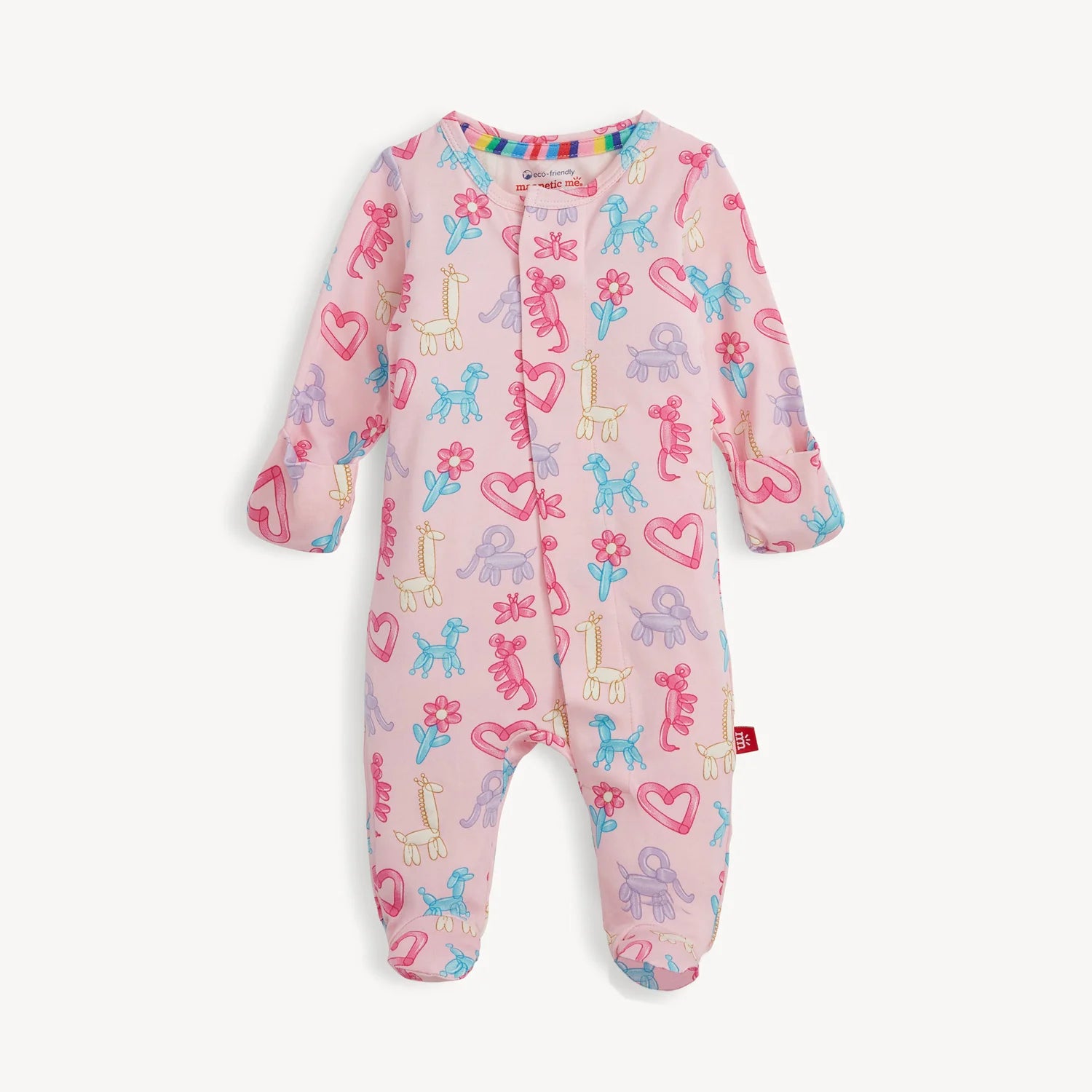 Magnetic Me Party Animals Glow in the Dark Footie