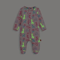 Magnetic Me Party Animals Glow in the Dark Footie