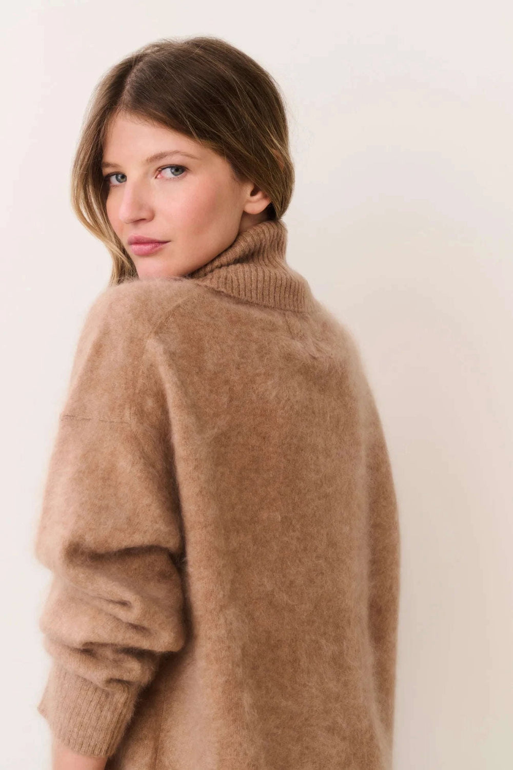 Love Shack Fancy Nia Cashmere Turtleneck Skipper & Scout 