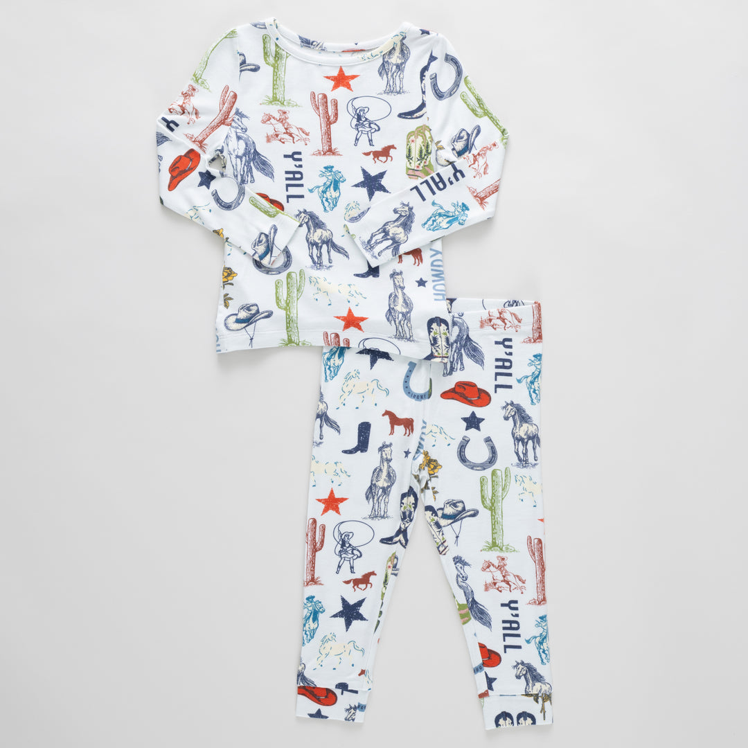 Pink Chicken Bamboo Pajama Set