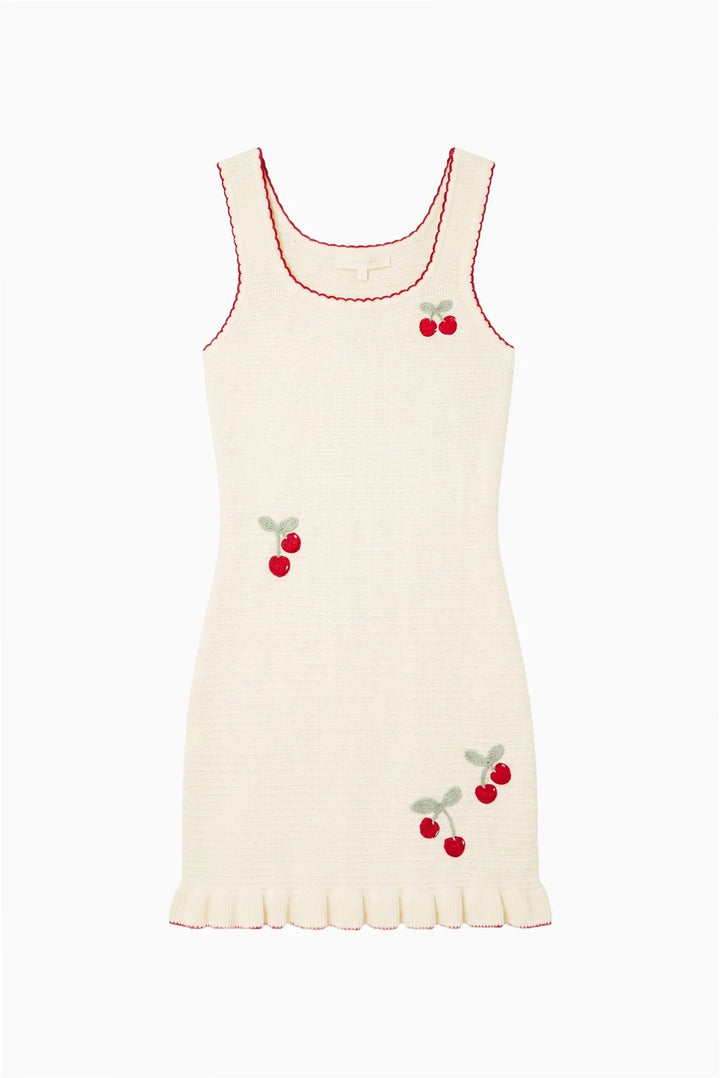 Love Shack Fancy Tween Ottie Cherry Dress