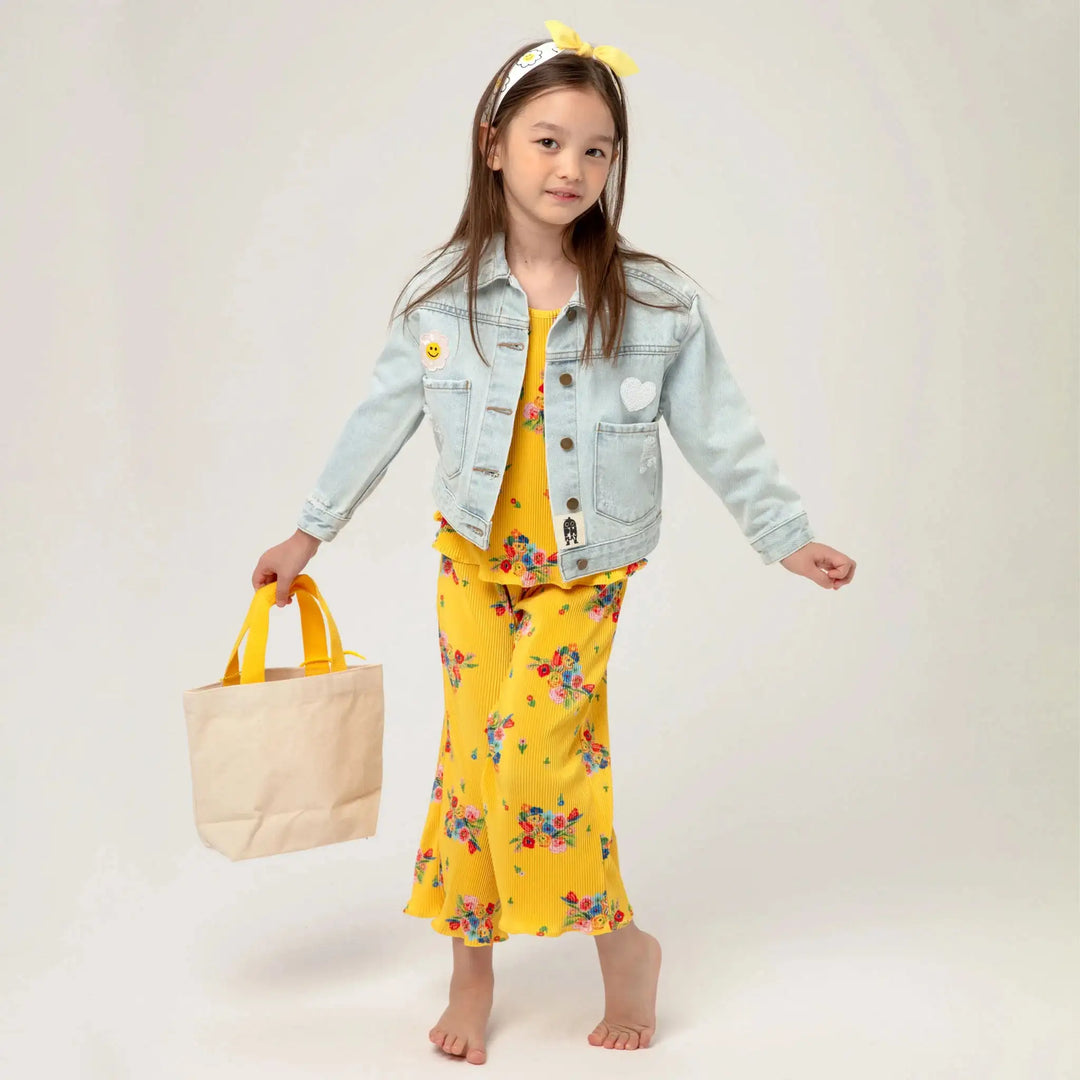 Petite Hailey Patched Denim Jacket Skipper & Scout 