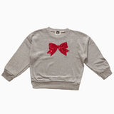Petite Hailey Sparkle Bow Sweatshirt