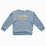 Petite Hailey Sparkle Bow Sweatshirt