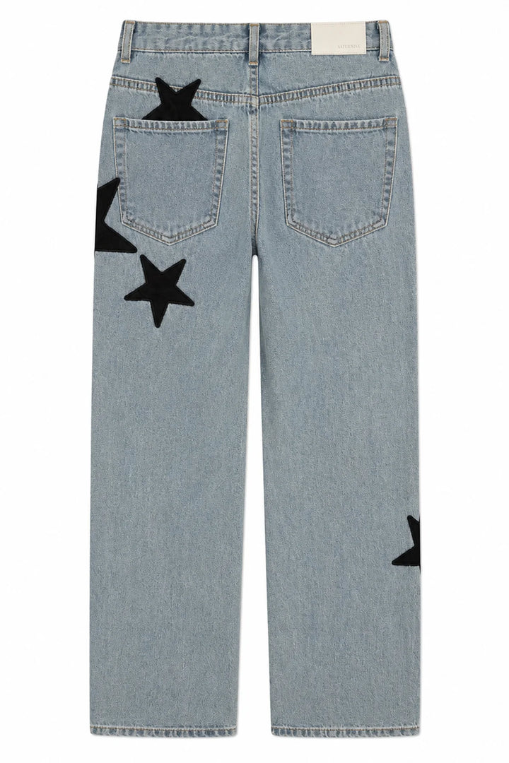 KatieJNYC Philly Star Applique Jean
