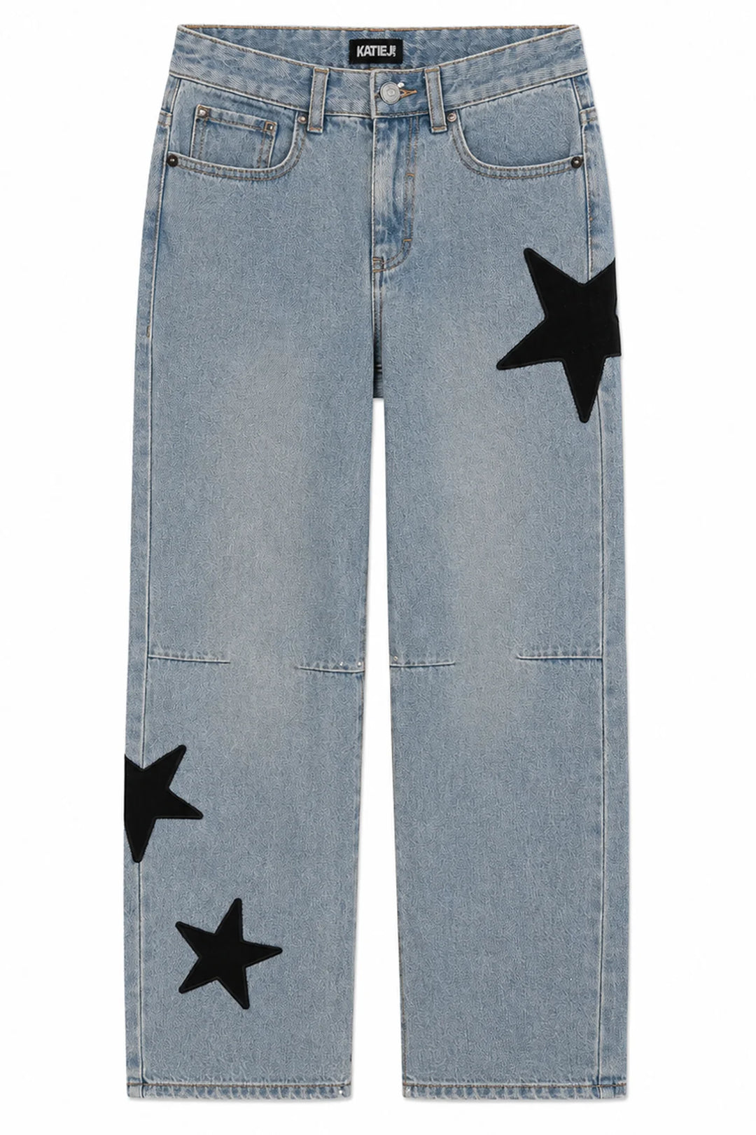 KatieJNYC Philly Star Applique Jean