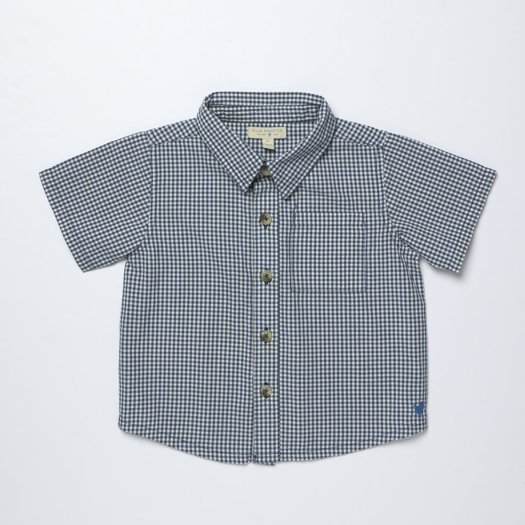 Pink Chicken Boys Gingham Jack Shirt