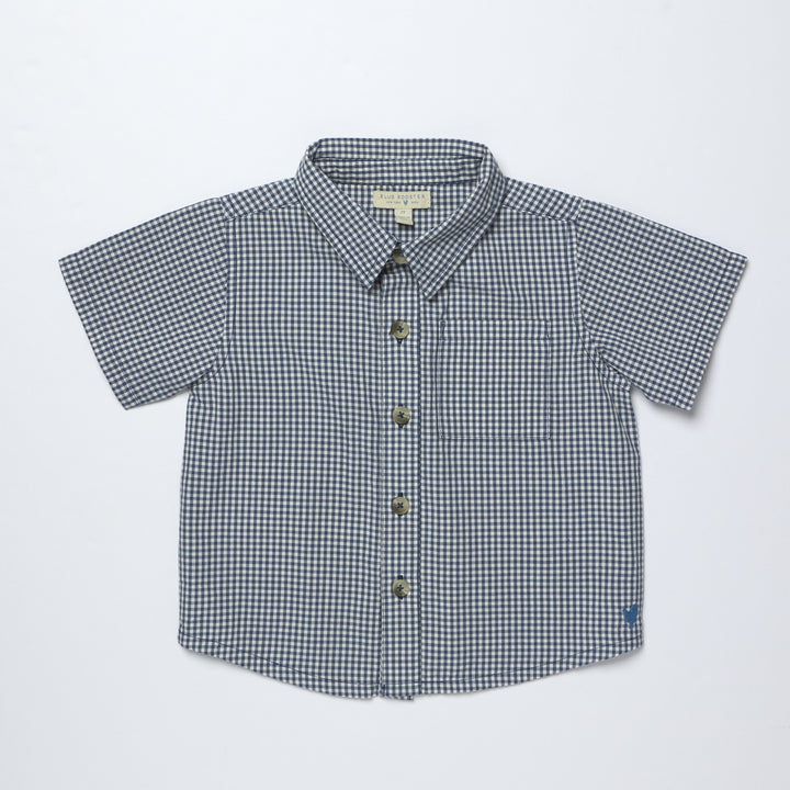 Pink Chicken Boys Gingham Jack Shirt