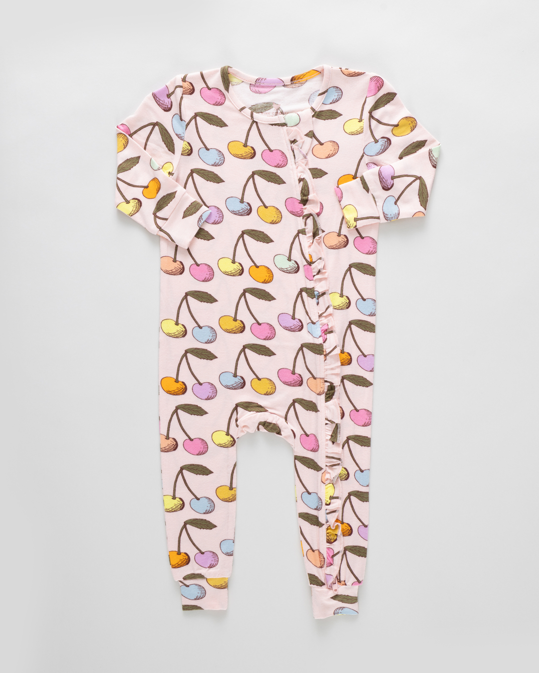 Pink Chicken Bamboo Romper
