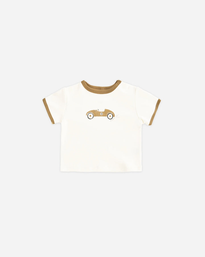 Quincy Mae Race Car Ringer Tee/Play Short SET