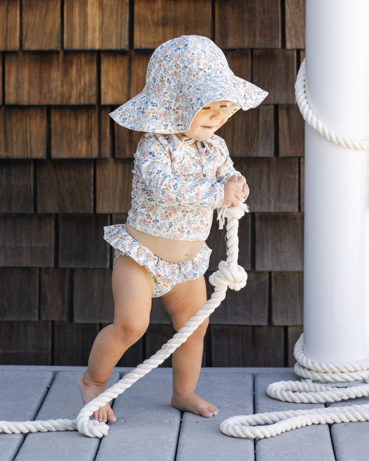 Rylee + Cru Flower Fields Rashguard Set