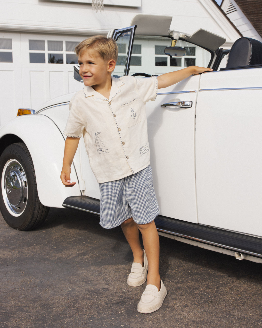 Rylee + Cru Sailor Lapel Collar Shirt
