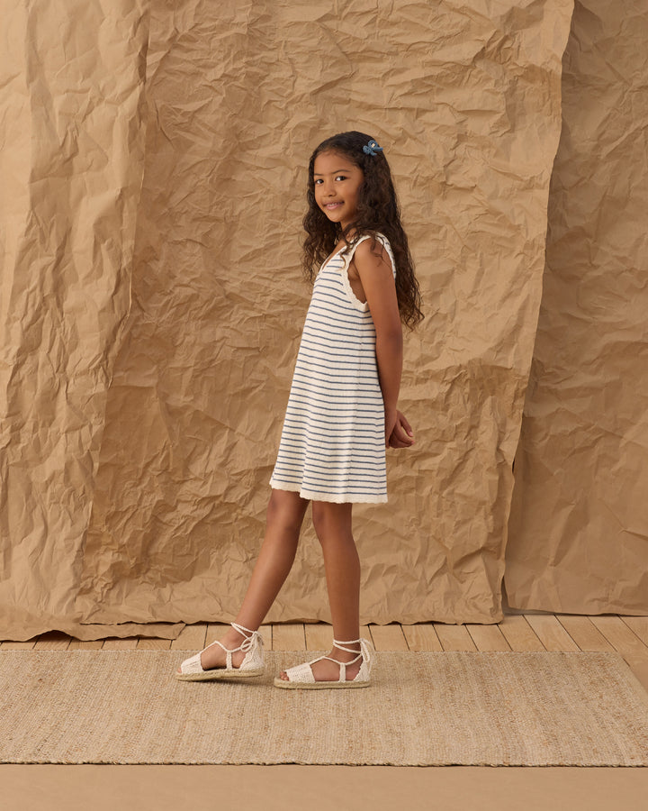 Rylee + Cru Crochet Stripe Tank Mini Dress