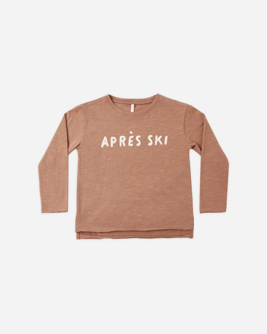 Rylee + Cru Apres Ski Raw Edge LS Tee