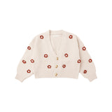Rylee + Cru Ruby Daisy Boxy Crop Cardigan