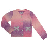 MIA NEW YORK Ombre Bow Cardigan