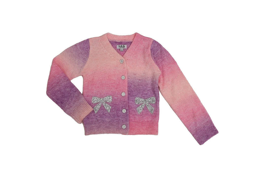 MIA NEW YORK Ombre Bow Cardigan Skipper & Scout 