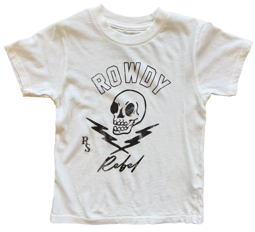 Rowdy Sprout Rowdy Rebel Skull Tee