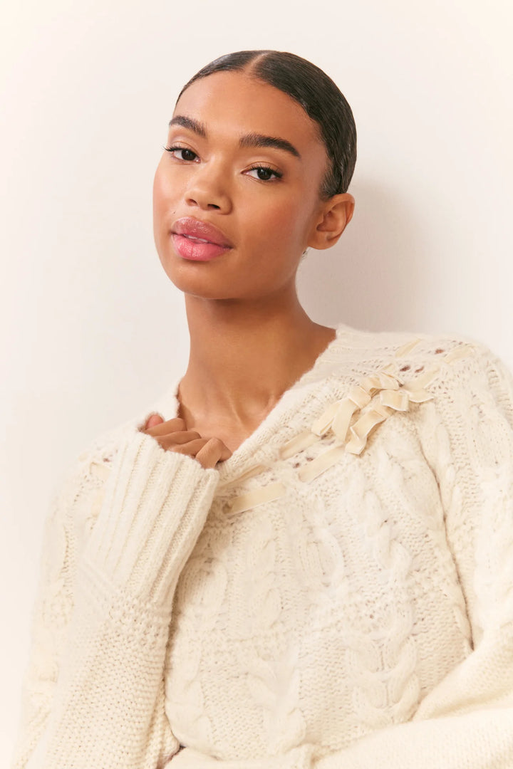 Love Shack Fancy Sloanna Pullover