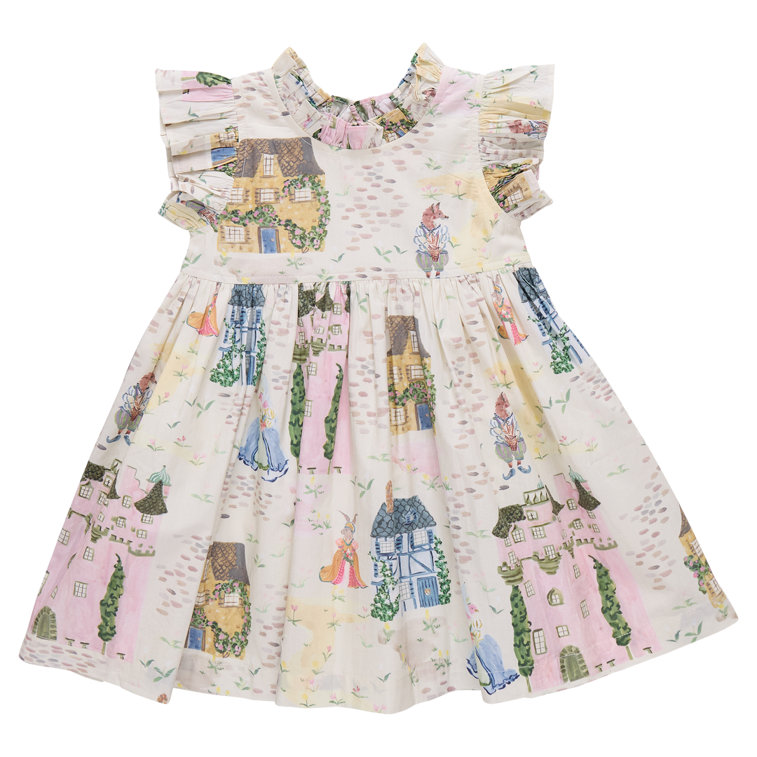 Pink Chicken Whimsical Castle Jennifer Dress Multicolor / 4 Pink Chicken Whimsical Castle Jennifer Dress Multicolor / 4