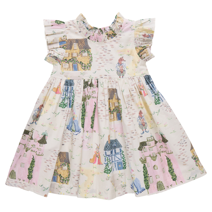 Pink Chicken Whimsical Castle Jennifer Dress