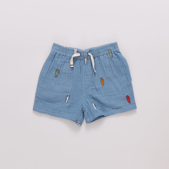 Pink Chicken Surfboard Embroidery Calvin Short