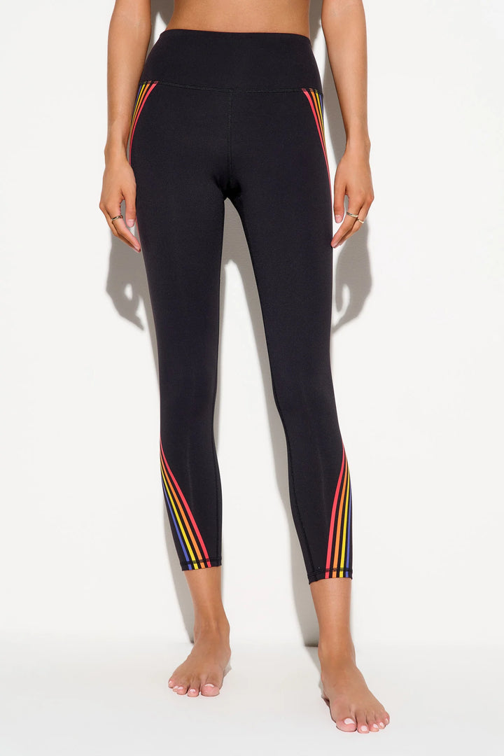 Spiritual Gangster Prism Stripe Lotus Legging