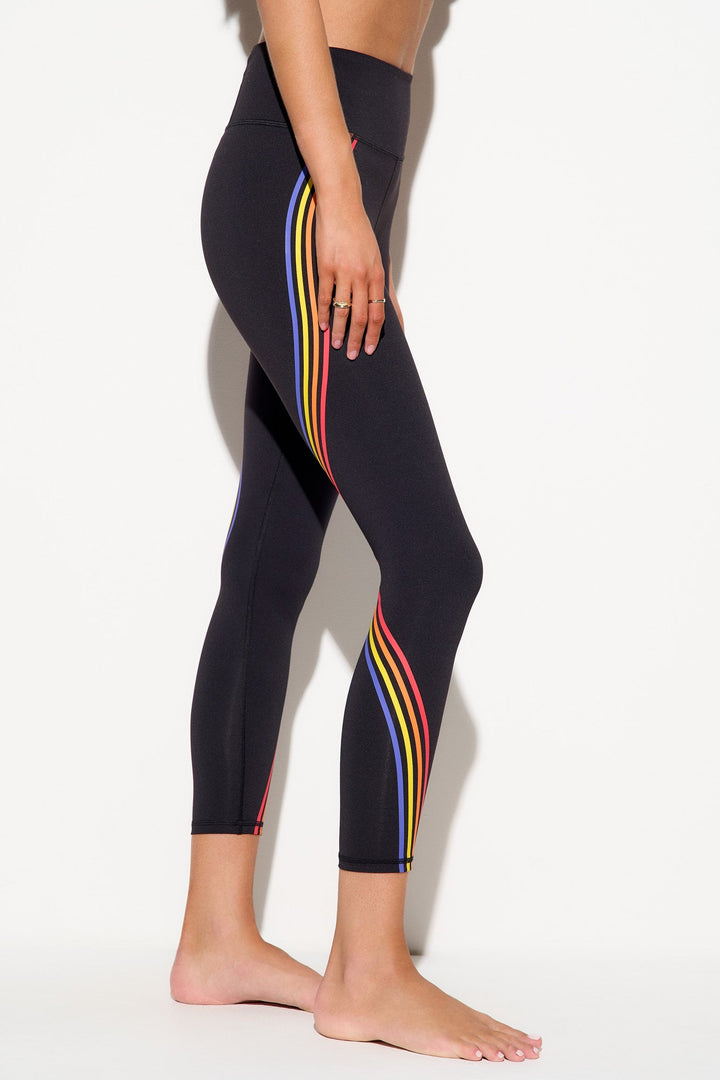 Spiritual Gangster Prism Stripe Lotus Legging